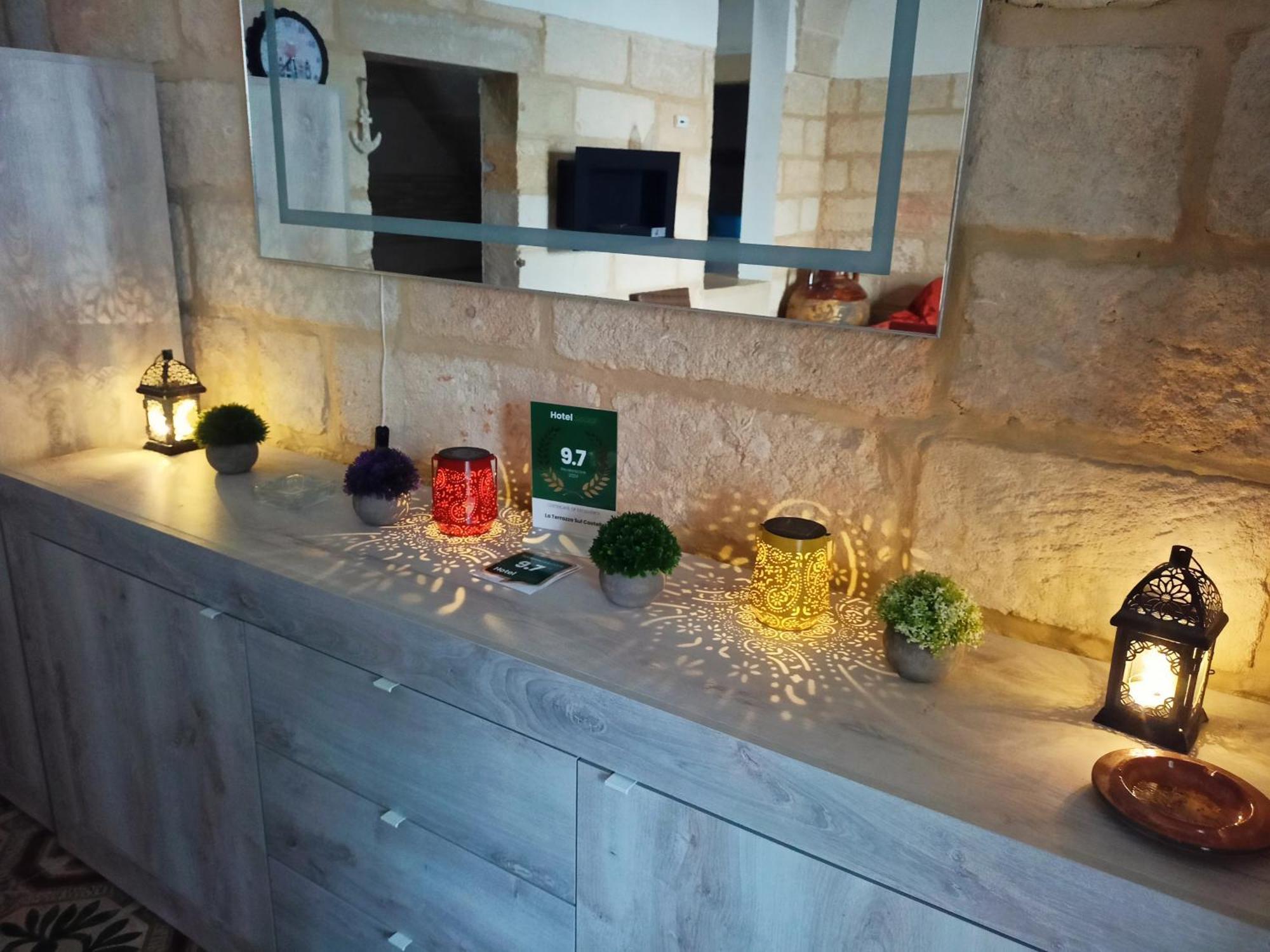 La Terrazza Sul Castello Apartment Palmariggi Bagian luar foto